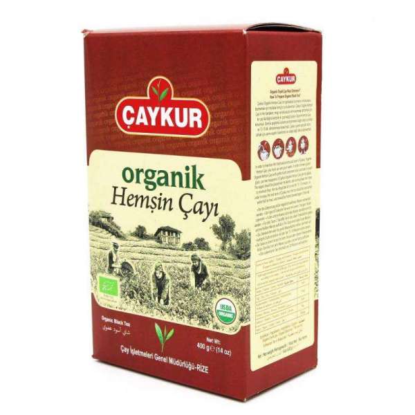 Органический турецкий черный чай  CAYKUR ORGANIC HEMSIN 400 грамм 