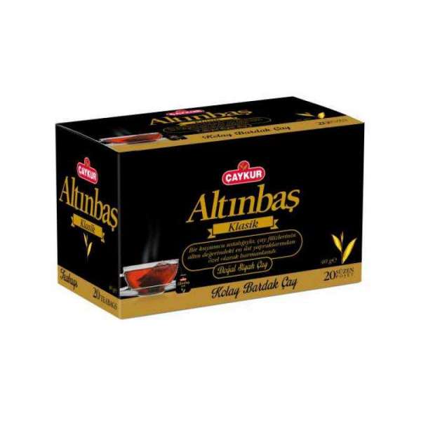 Турецкий черный чай Caykur Altinbas klassik в пакетах 