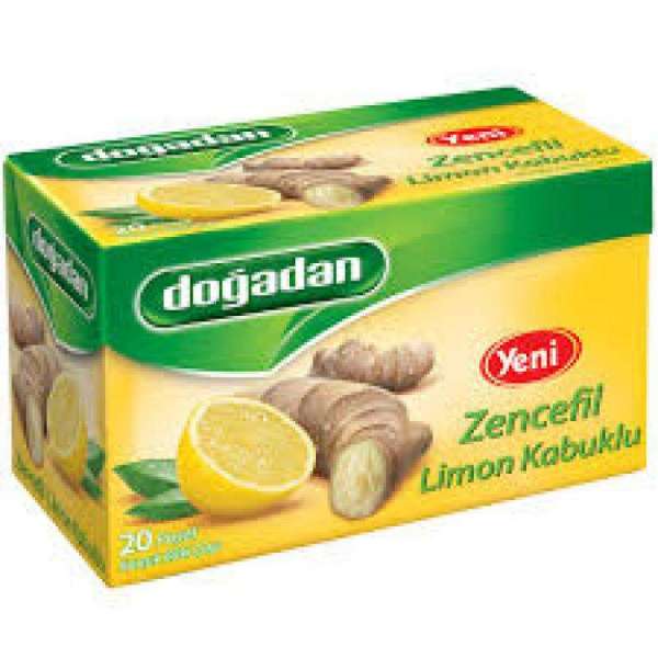 Чай трав'яний Dogadan з імбирно-лимонними цедрами 