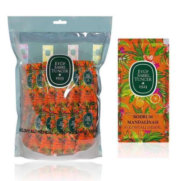 Очищающие салфетки Мандарин Bodrum Tangerine 150 шт