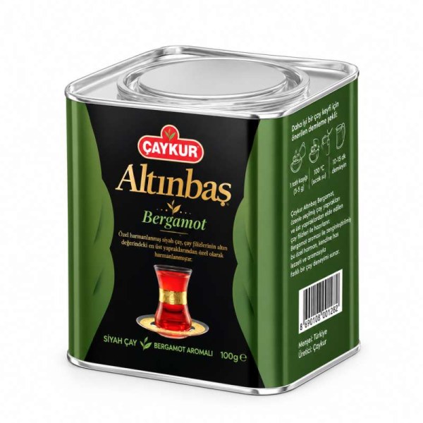 Чорний чай Caykur Altinbas з бергамотом, 100 г