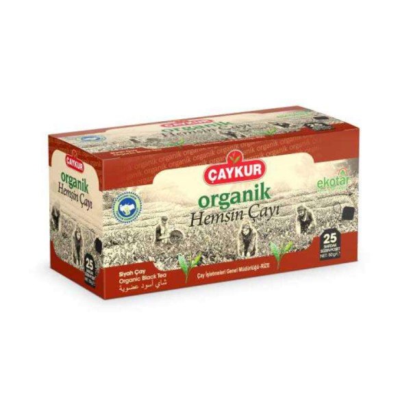 Caykur Organic Hemsin чорний чай 25 пакетиків 50 г