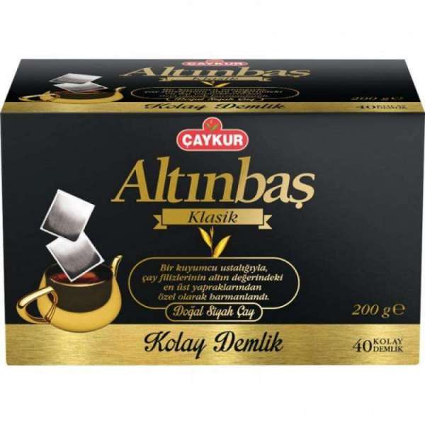 Турецкий черный чай Caykur Altinbas klassik в пакетах 